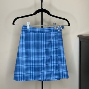 Blue Plaid skirt